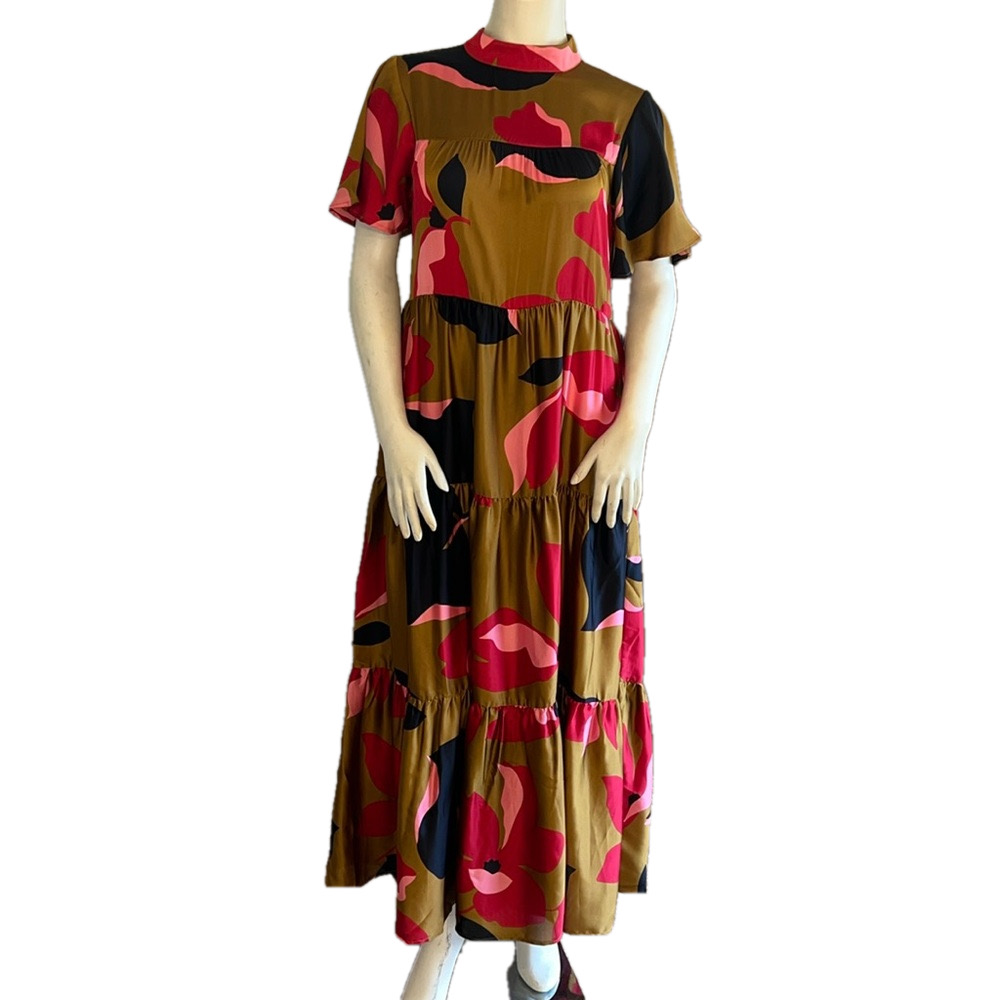 Anthropologie Corey Lynn Calter Gianna Tiered Maxi Dress. Size Small. - Picture 3 of 8